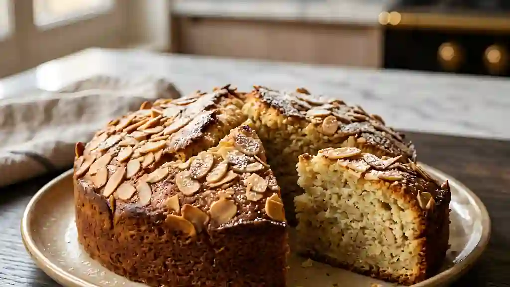 Cake aux amandes et vanille - Photo de présentation