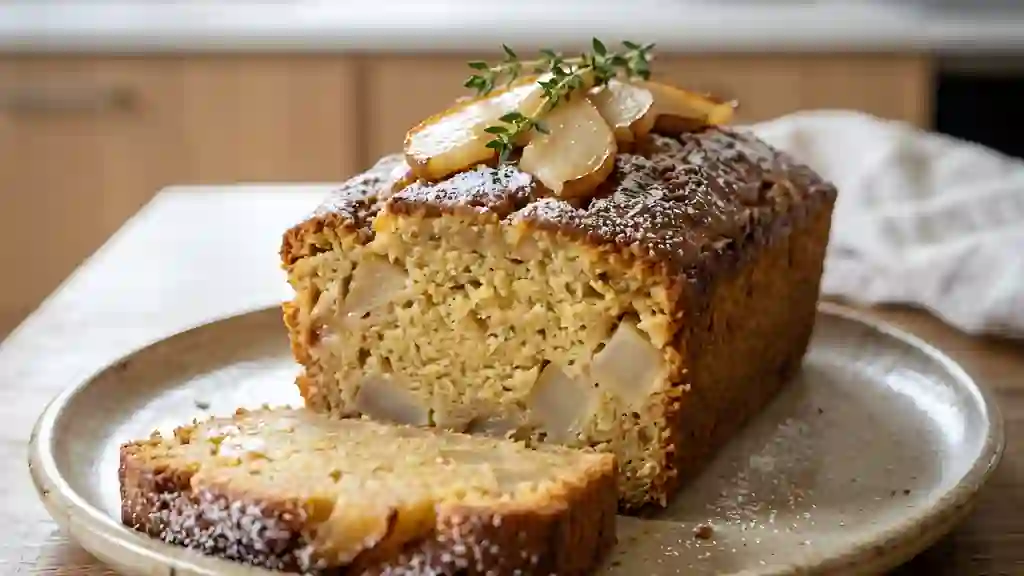 Cake aux poires et vanille - Photo de présentation