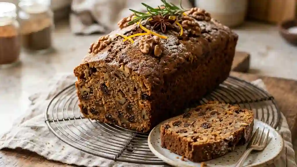 Cake aux Épices, Noix et Miel Fondant - Photo de présentation