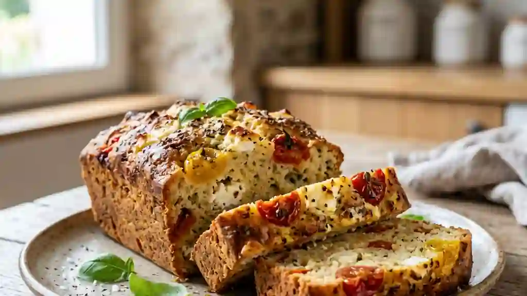 Cake Moelleux Feta et Tomates Cerise - Photo de présentation
