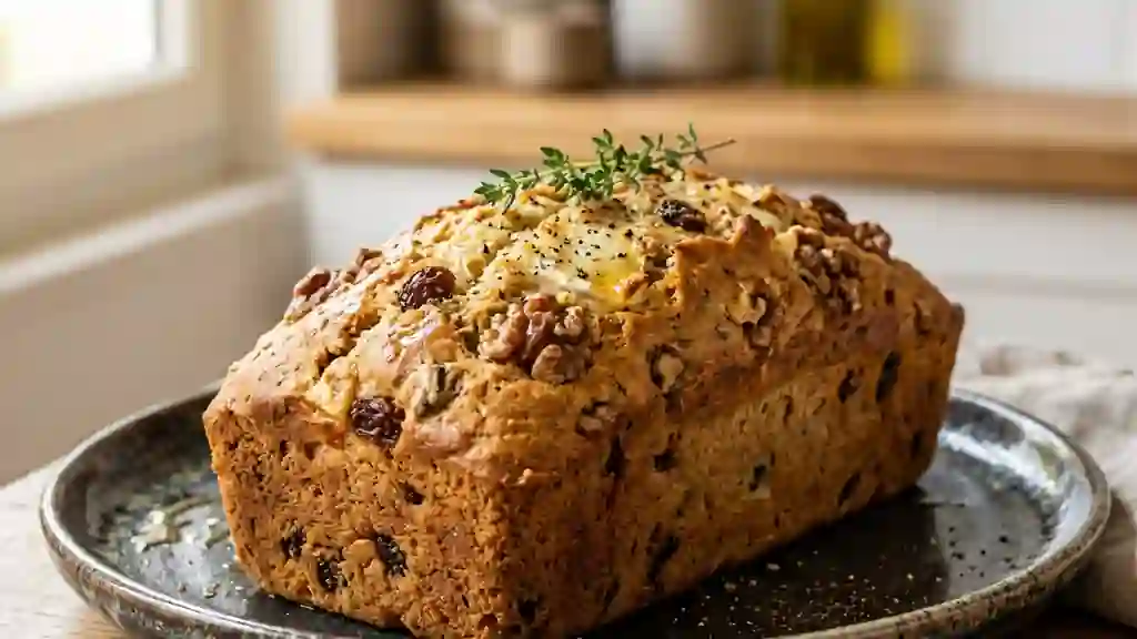 Cake Chèvre et Noix : le Duo Fondant et Croquant - Photo de présentation