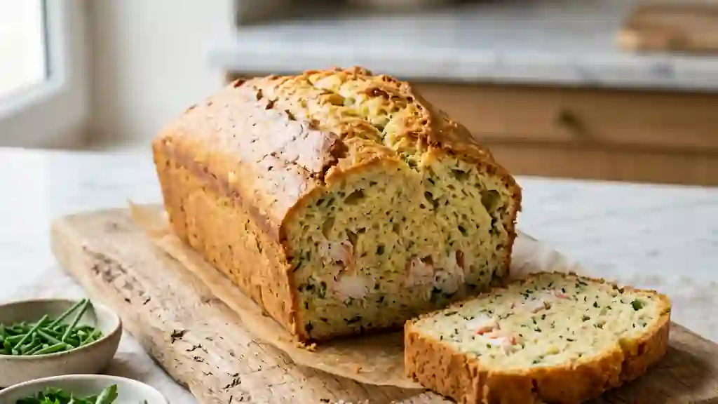 Cake Iodé au Crabe et Herbes Cisclées - Photo de présentation