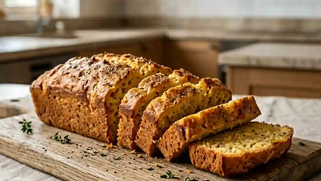 Cake moelleux au gingembre et fromage - Photo de présentation