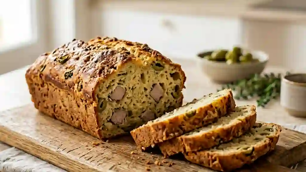 Cake Moelleux Lapin et Olives Vertes - Photo de présentation