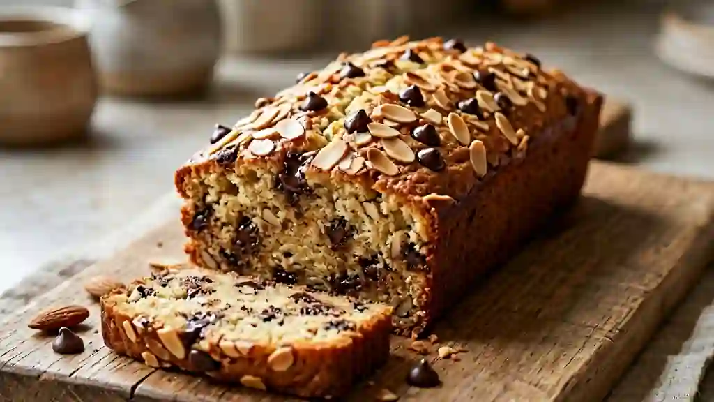 Cake Moelleux Miel, Amandes et Chocolat - Photo de présentation