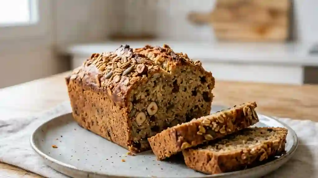 Cake Crousti-Moelleux au Muesli et Vanille - Photo de présentation