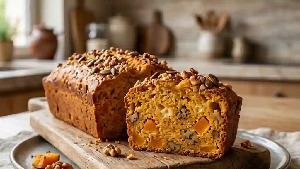 Cake Moelleux Potiron et Noix Croquantes - Photo de présentation