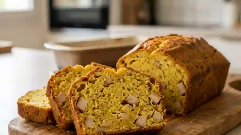 Cake Moelleux Poulet Fumé et Curry - Photo de présentation