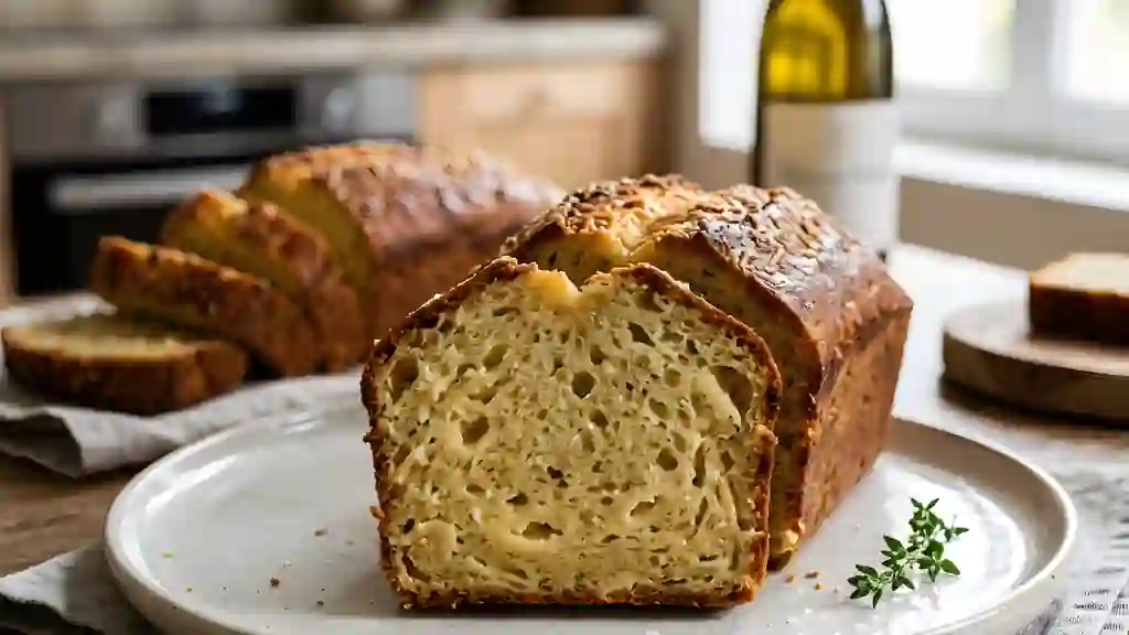 Cake au Vin Blanc et Fromage - Photo de présentation