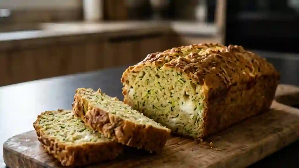 Cake Moelleux Courgette et Carré Frais - Photo de présentation