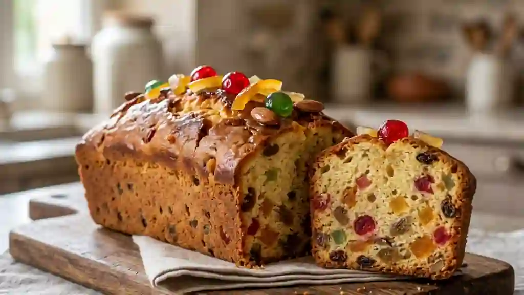 Cake Moelleux aux Fruits Confits - Photo de présentation