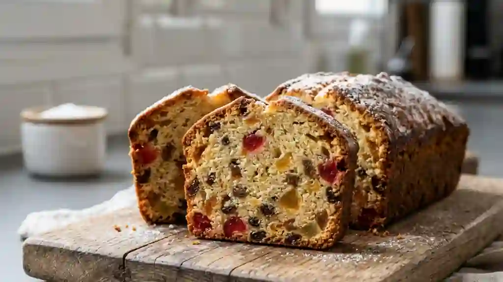 Cake aux fruits confits ultra-moelleux - Photo de présentation