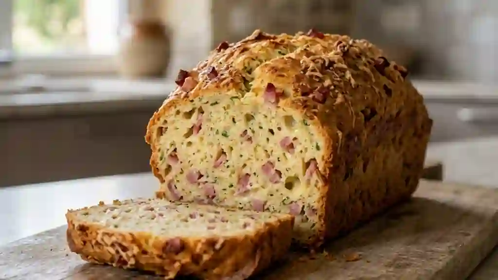 Cake Moelleux aux Lardons et Fromage - Photo de présentation