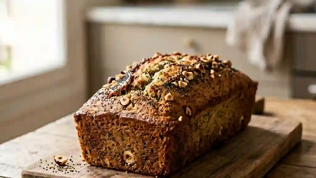 Cake Noisette et Pavot, Moelleux et Croquant - Photo de présentation