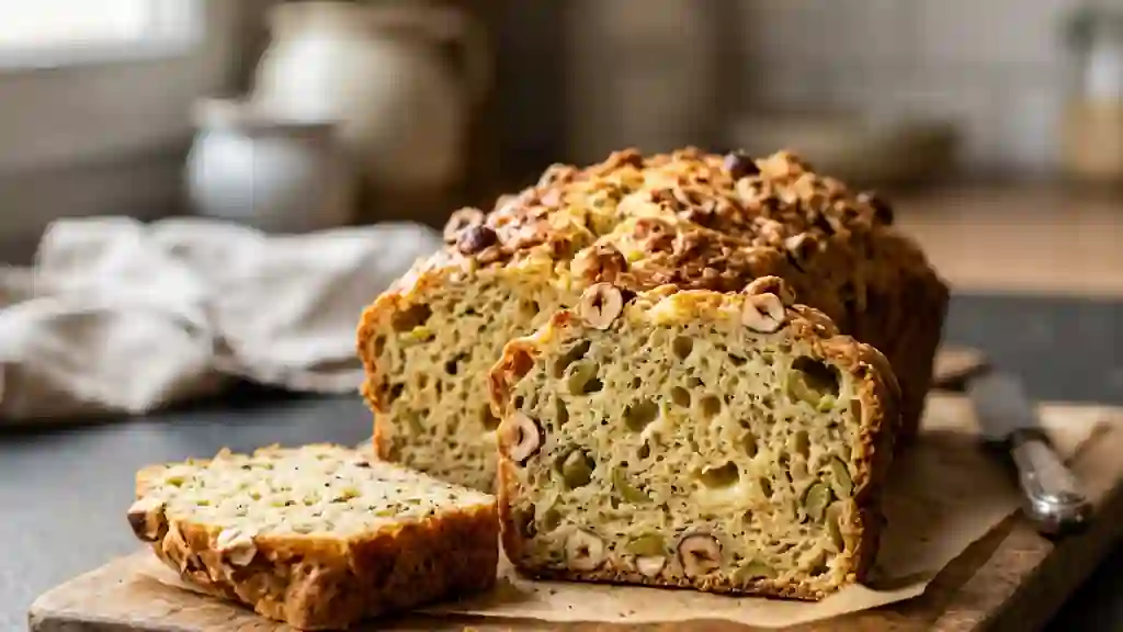 Cake Olives, Noisettes Croquantes et Comté - Photo de présentation