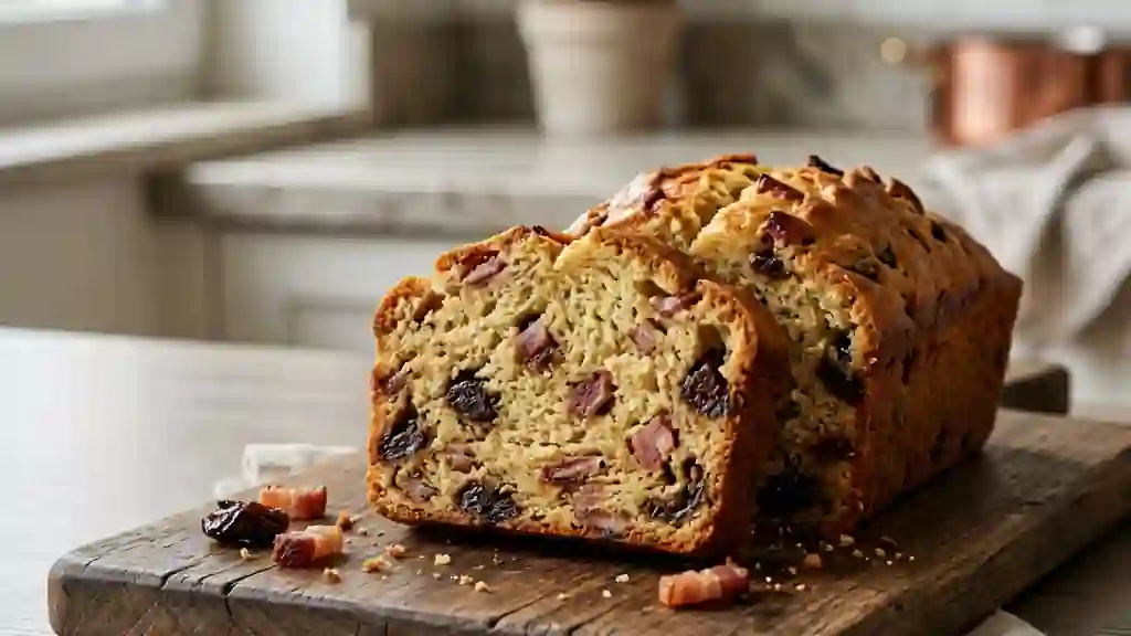 Cake Salé Fondant Pruneaux & Lardons - Photo de présentation