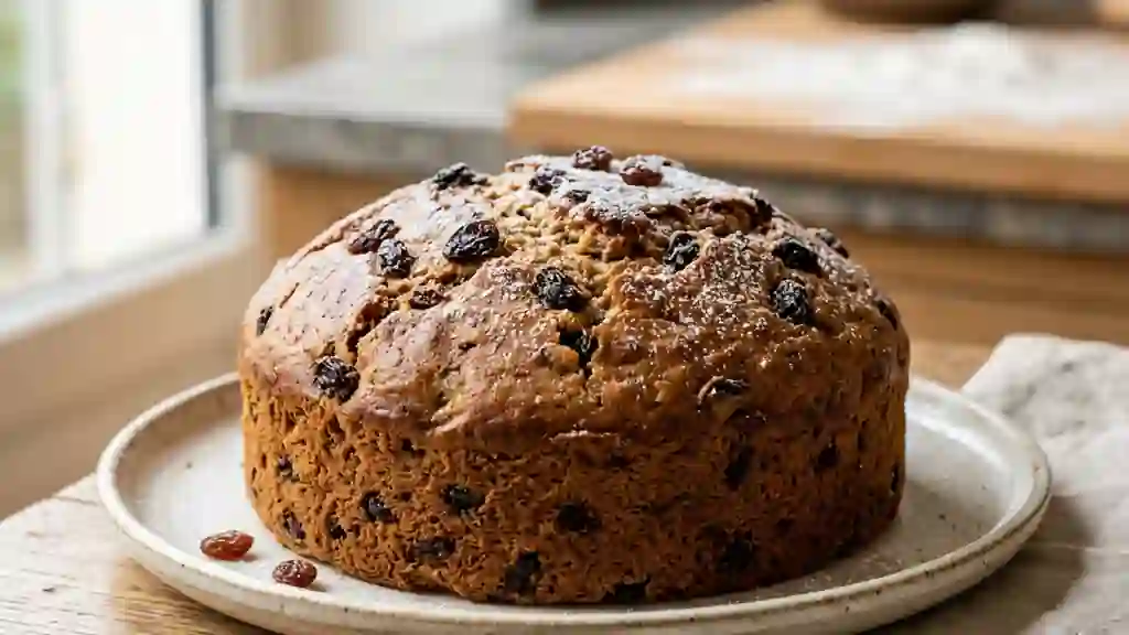 Cake Moelleux aux Raisins et Épices - Photo de présentation