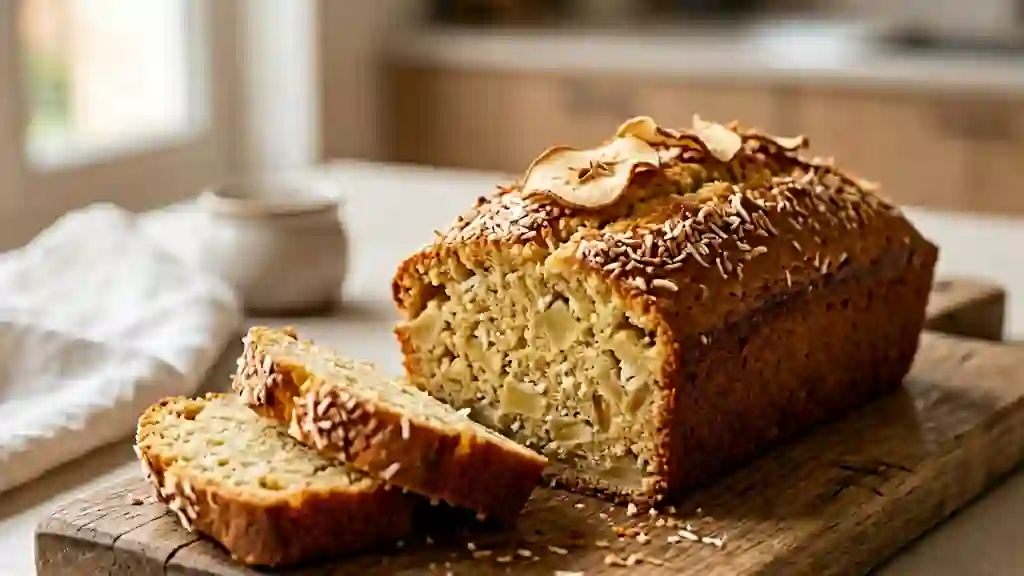 Cake Moelleux Pomme et Noix de Coco - Photo de présentation