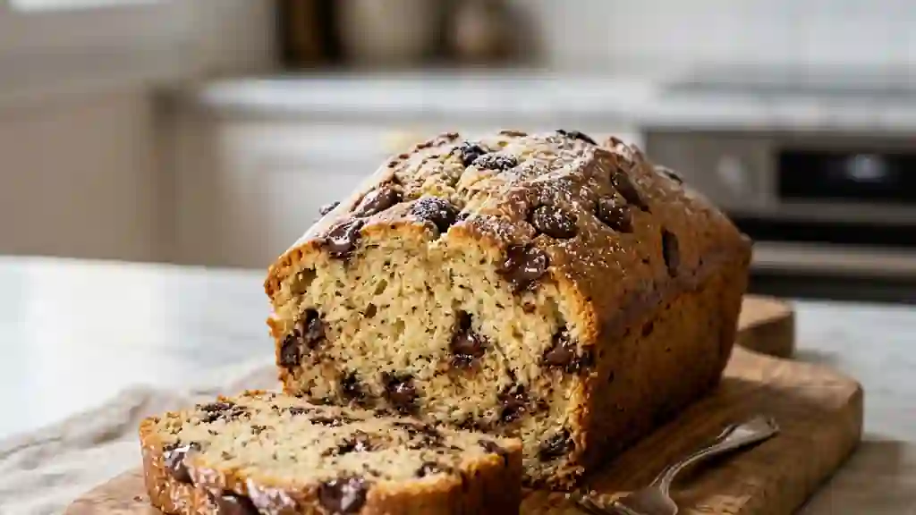 Cake Moelleux Vanille et Pépites de Chocolat - Photo de présentation