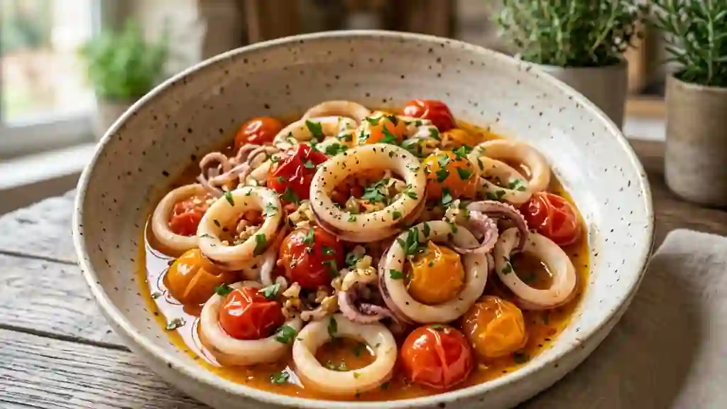 Calmars fondants à la sicilienne - Photo de présentation