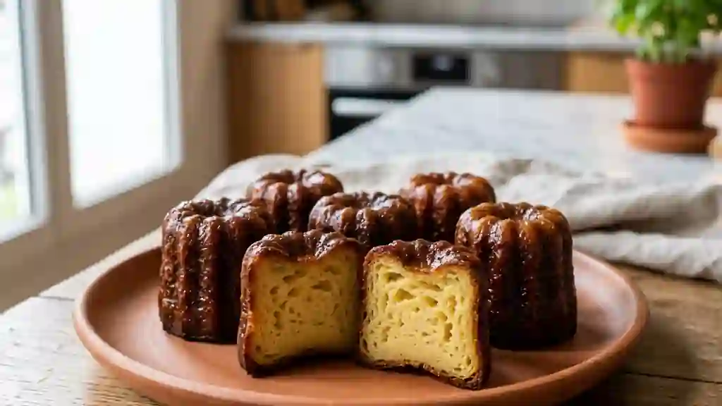 Canelés bordelais au cœur fondant et caramélisé - Photo de présentation