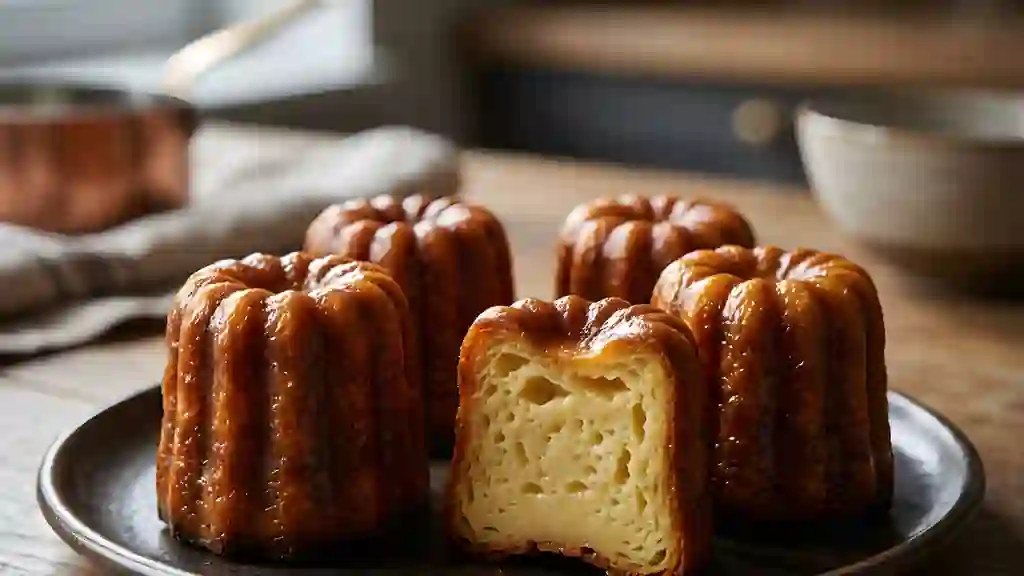 Cannelés au rhum et vanille, cœur moelleux - Photo de présentation
