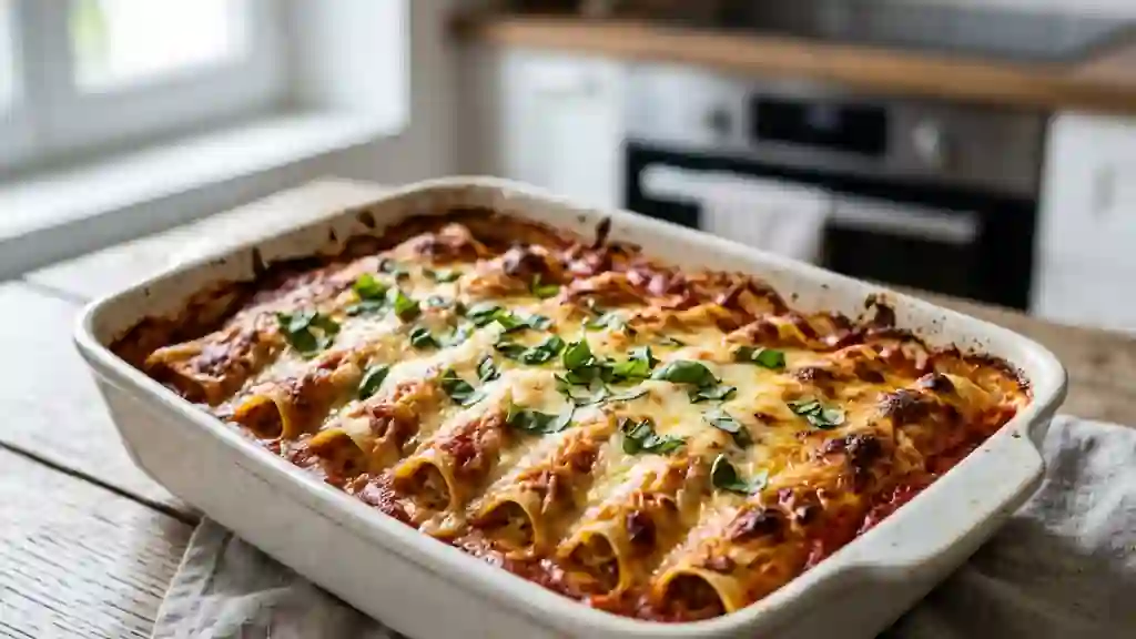 Cannelloni au veau fondants et crémeux - Photo de présentation