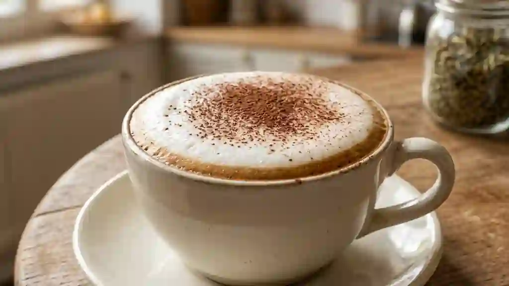 Cappuccino Nuage de Lait et Cacao - Photo de présentation