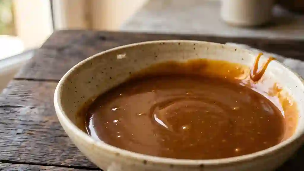 Caramel ambré au beurre demi-sel - Photo de présentation