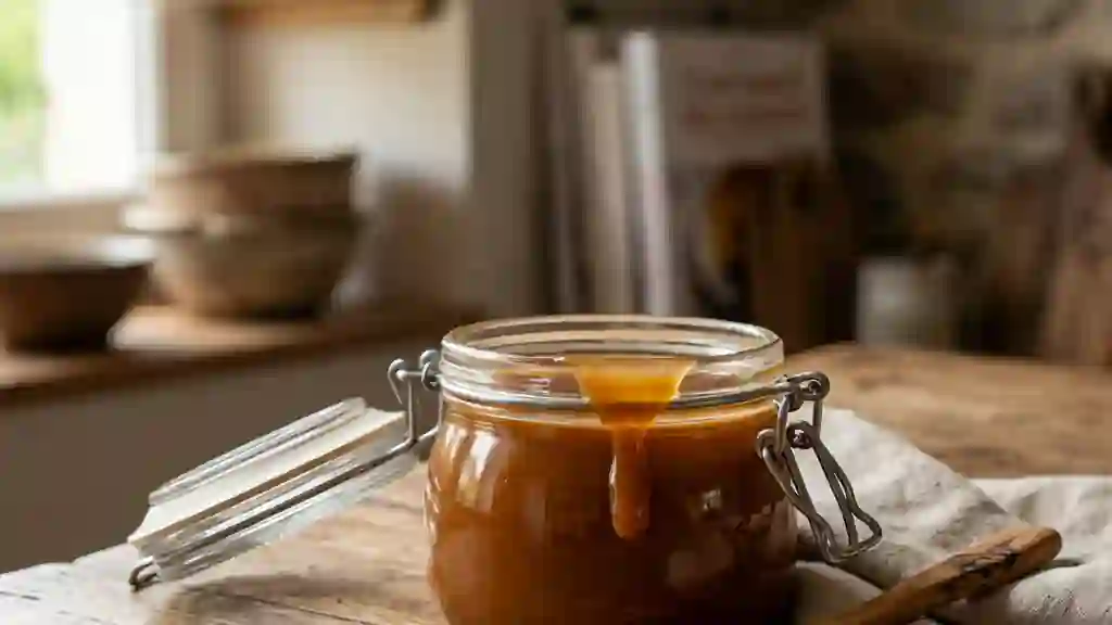 Caramel au Beurre Salé Onctueux et Ambré - Photo de présentation