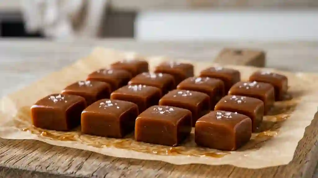 Caramels fondants au beurre demi-sel - Photo de présentation