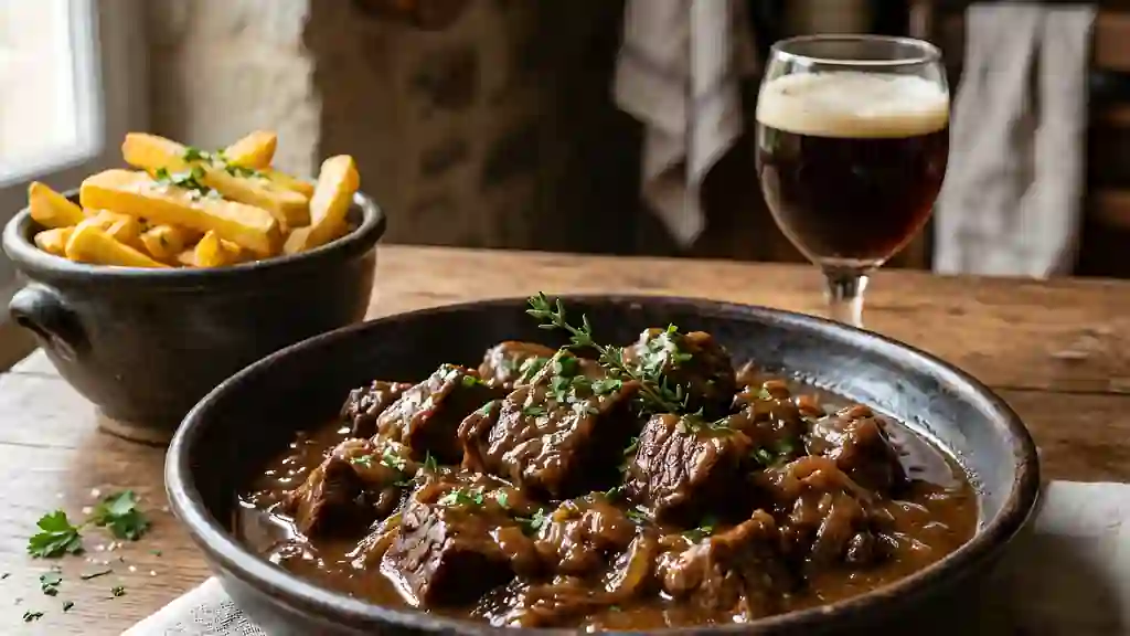Carbonade flamande fondante au pain d'épices - Photo de présentation