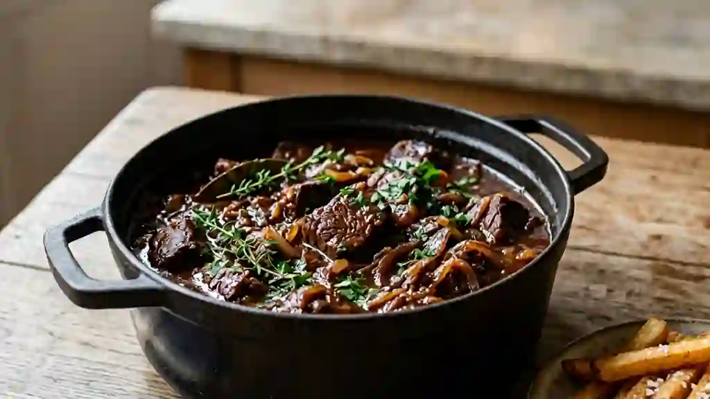 Carbonade Flamande Fondante au Pain d'Épices - Photo de présentation