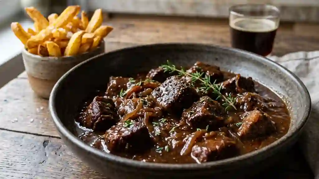 Carbonade Flamande Fondante au Pain d'Épices - Photo de présentation