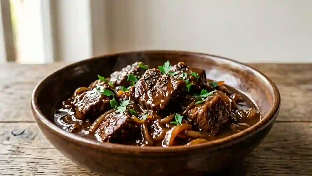Carbonnade fondante au bœuf et pain d'épices - Photo de présentation