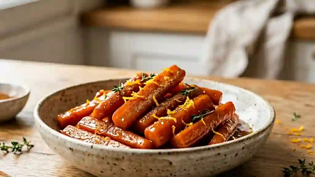 Carottes Fondantes à l'Orange et Cannelle - Photo de présentation