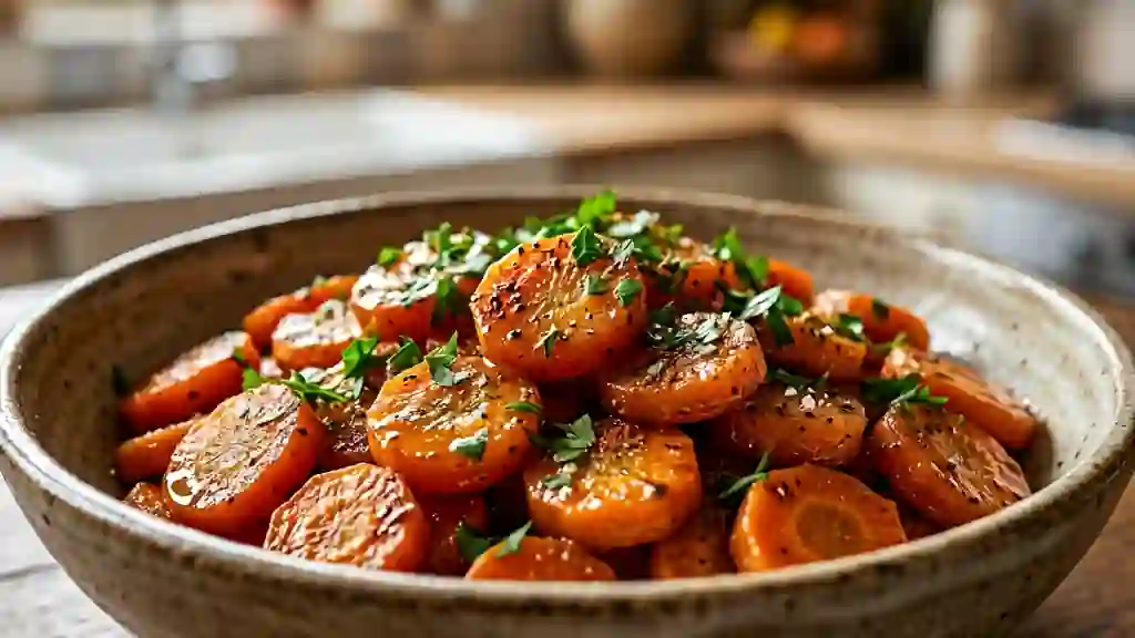 Carottes fondantes au cumin et miel - Photo de présentation