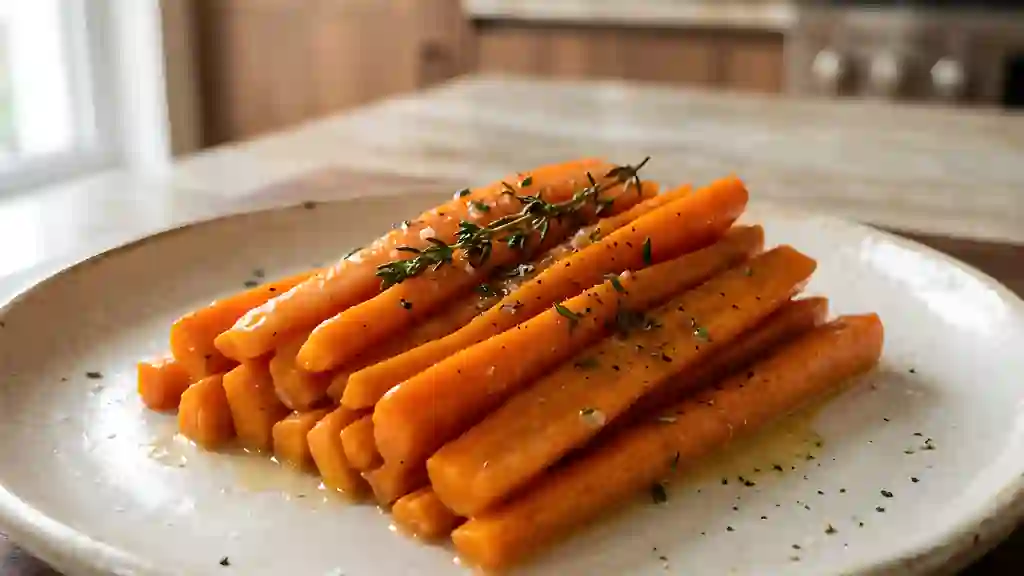 Carottes Fondantes au Thym et Beurre - Photo de présentation