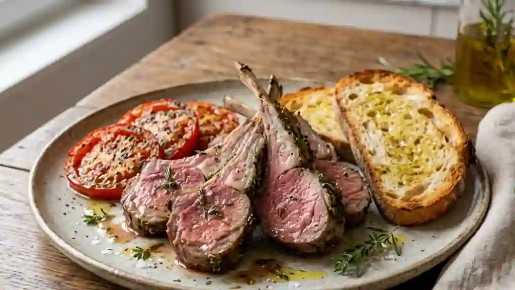 Carré d'agneau juteux à la provençale - Photo de présentation