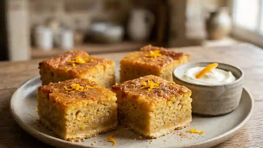 Carrés Sablés Orange et Cannelle Boisée - Photo de présentation