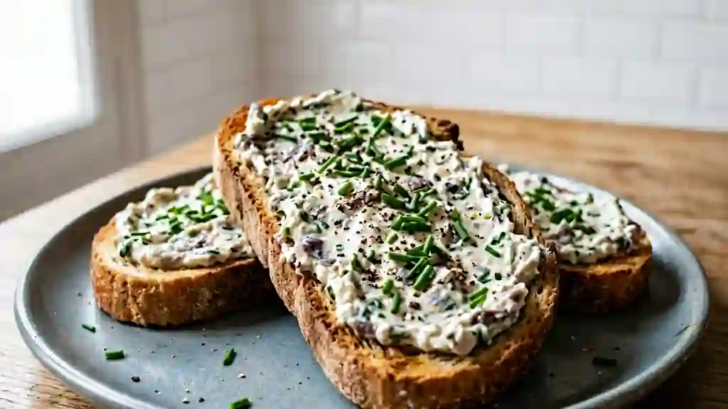 Mousse onctueuse de carré frais aux anchois - Photo de présentation