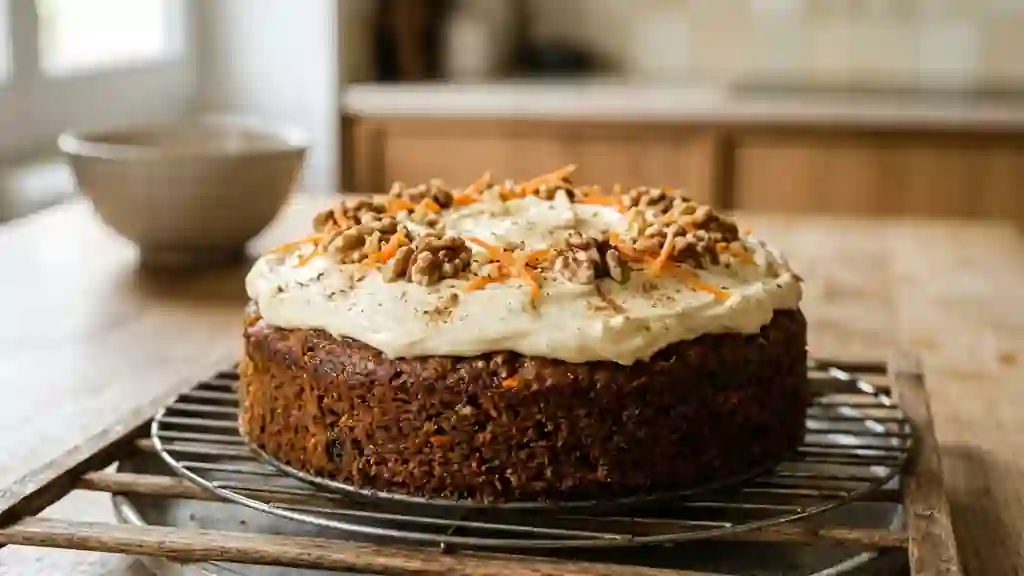 Carrot Cake Moelleux aux Noix Croquantes - Photo de présentation