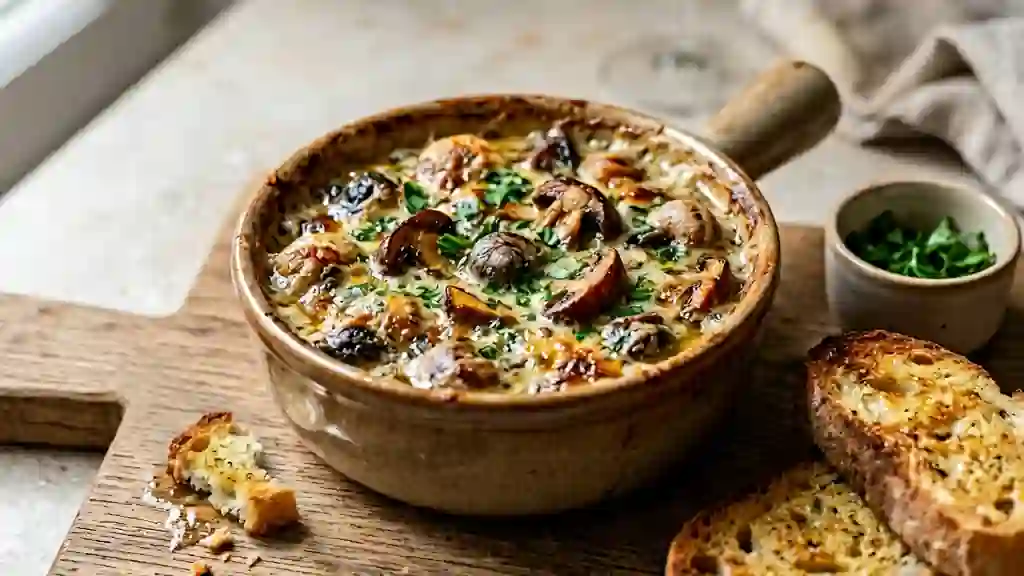 Cassolette crémeuse d'escargots aux cèpes - Photo de présentation