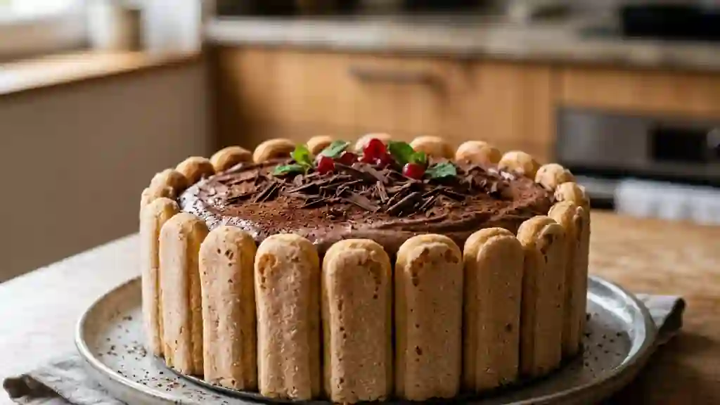 Charlotte Fondante Chocolat et Café - Photo de présentation
