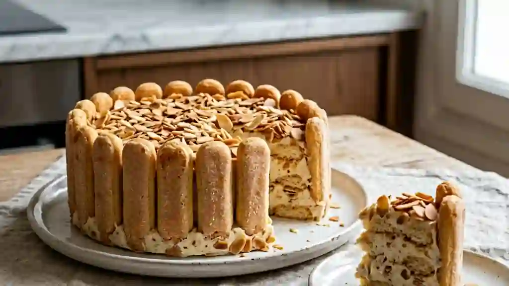 Charlotte Russe Fondante aux Amandes - Photo de présentation