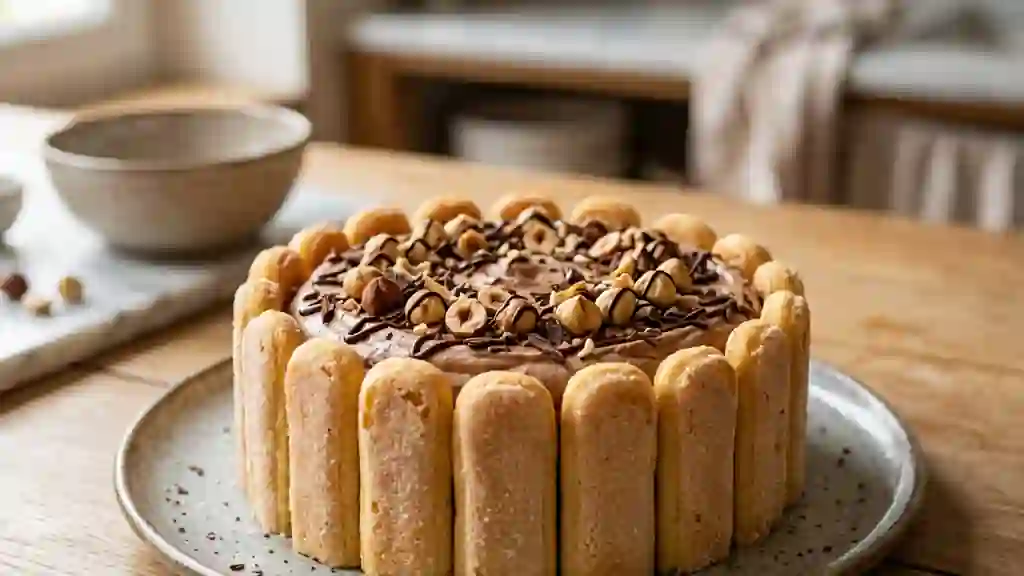 Charlotte Noisette et Chocolat Fondant - Photo de présentation