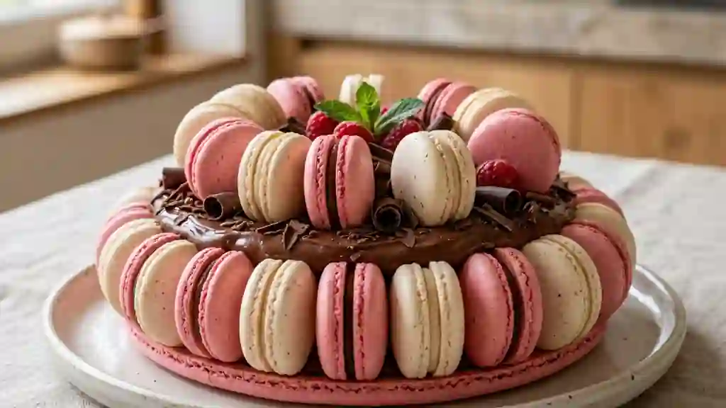 Charlotte Craquante Macarons et Mousse Chocolat - Photo de présentation
