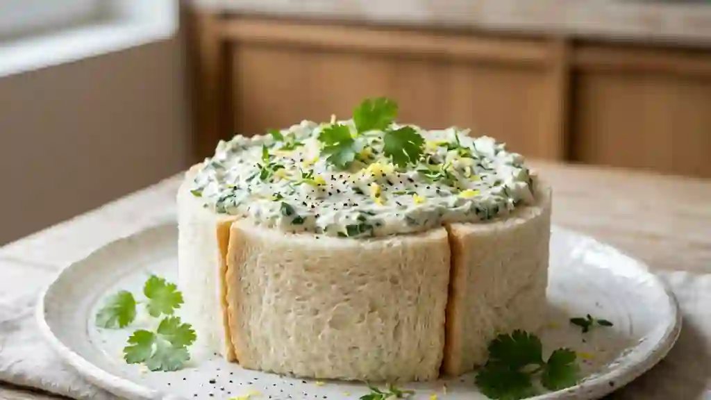 Charlotte Fondante au Fromage Frais et Coriandre - Photo de présentation