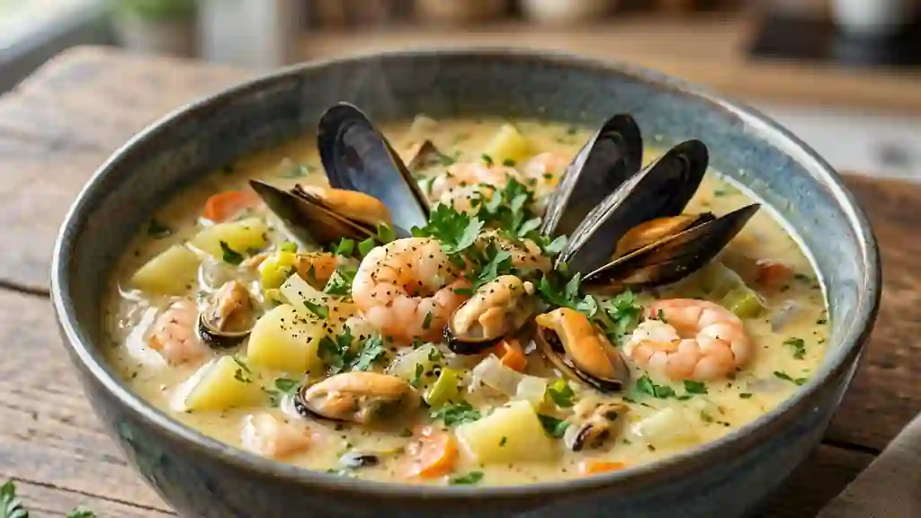 Chaudrée Charentaise Crémeuse aux Fruits de Mer - Photo de présentation