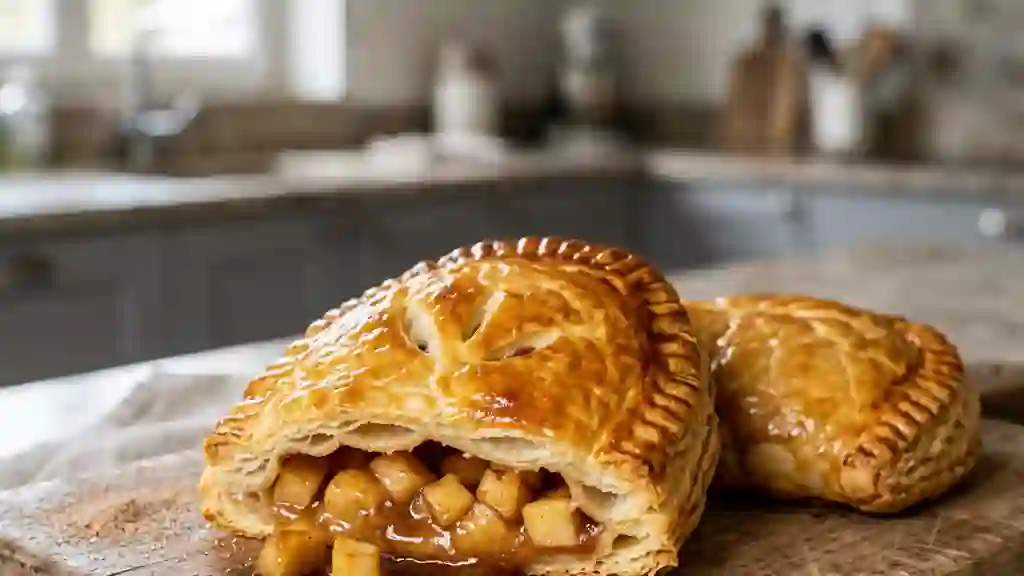 Chaussons aux pommes caramélisées et cannelle - Photo de présentation